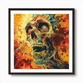 Skull Art 14 Art Print