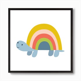 Rainbow Tortoise Art Print