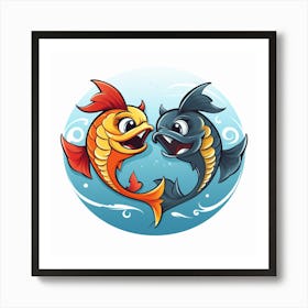 Koi Fish 2 Art Print