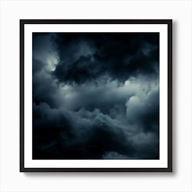 Dark Stormy Sky 2 Art Print