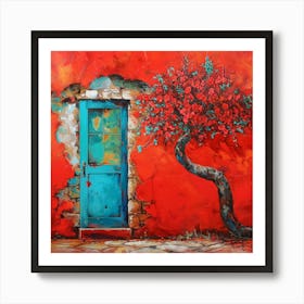 Door To Greece Art Print