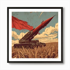 Soviet Space Rocket Launcher Art Print