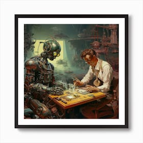 Game Of Chess Art Print