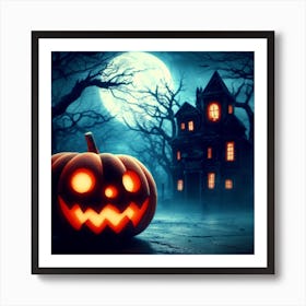 Haunted House Art Print