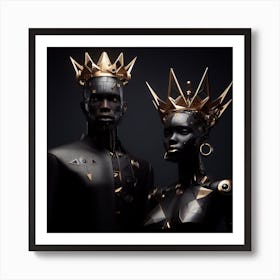 King And Queen Art Print