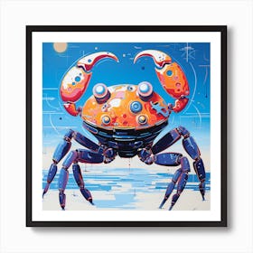 Crab colors Art Print