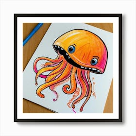 Octopus 100 Art Print