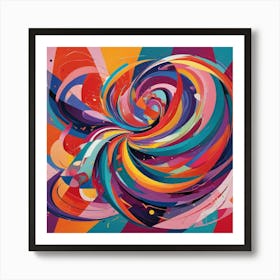 Abstract Swirl 1 Art Print