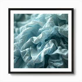 Abstract Texture Crinkled Patterned Paper Zigzag Folds Interwoven Creases Casting Subtle Shadows 2 1 Art Print