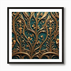 Wrought Iron Wall Art Art Print