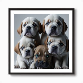 Bulldogs Art Print