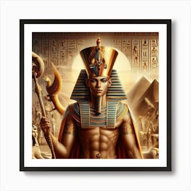 Pharaoh Of Egypt 1 Art Print