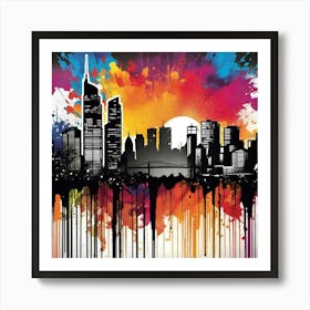 New York City Skyline 50 Art Print