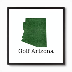 Golf Arizona Art Print