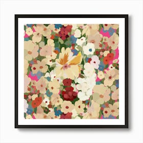 Floral Pattern 9 Art Print