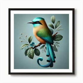 Bird On A Branch 6 Art Print