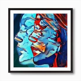 Face Of A Woman Art Print