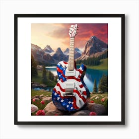 Red, White, and Blues 5 Art Print