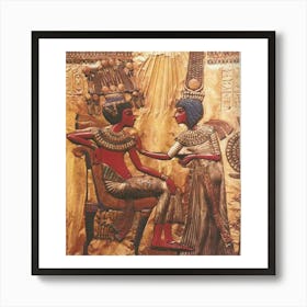 Egyptian Painting 22 Art Print