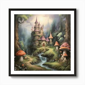 Fairytale Castle Art Print