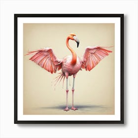 Flamingo 48 Art Print