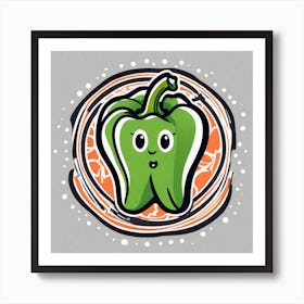 Green Pepper - Men'S Premium T-Shirt Art Print