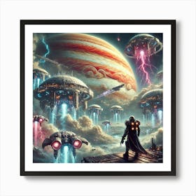 A Futuristic Depiction Of The Jovian Syndicate 1024x1024 1 Art Print