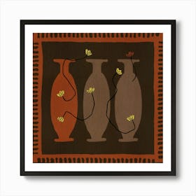 Out Of Vase Blooms 5 Art Print
