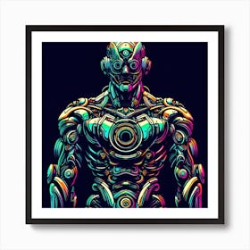 Robot Art Print