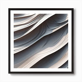 Abstract Wave Pattern 11 Art Print