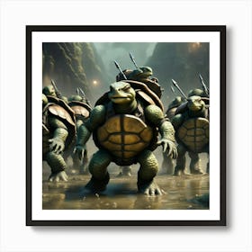 Turtles Art Print