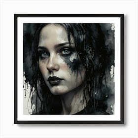 Dark Beauty Art Print