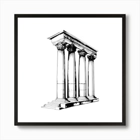 Greek Temple Art Print