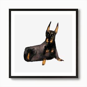 Doberman Pinscher Art Print