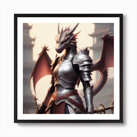 Dragon Warrior Art Print