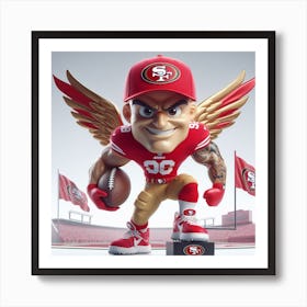 San Francisco 49ers 17 Art Print