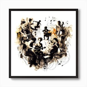 Music Union - Musicians 1st Class Art Print