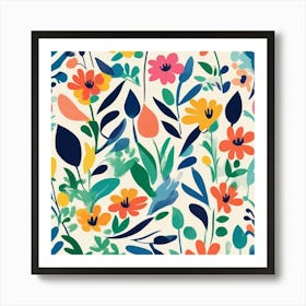 matisse Floral Pattern 2 Art Print