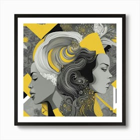two sides of the soul Art Print