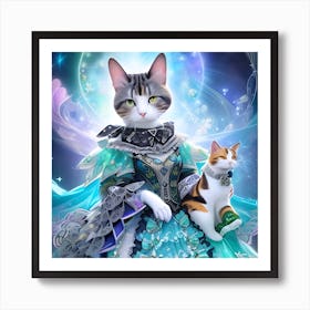 Fairy Cat Art Print