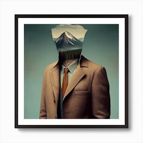 Scenic Face 12 Art Print