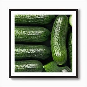 Cucumbers 1 Art Print