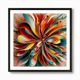 Radiant waves Art Print