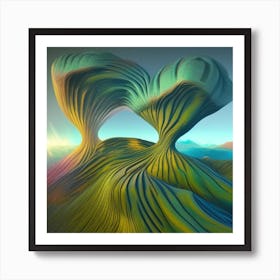 Morph into Reality Art Print