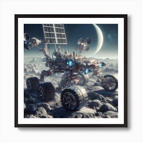 Mars Rover Art Print