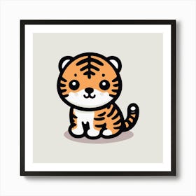 Cute Tiger 8 Art Print