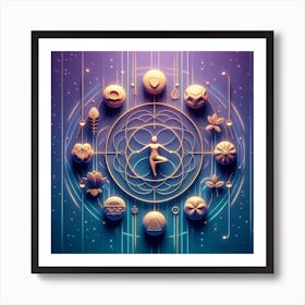 Shamanic Symbol Art Print