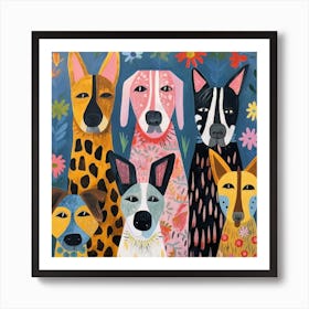 Puppy Love Palette 2 Art Print