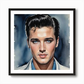 Timeless Charisma Elvis Presley Art Print