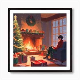 Christmas Tree 34 Art Print